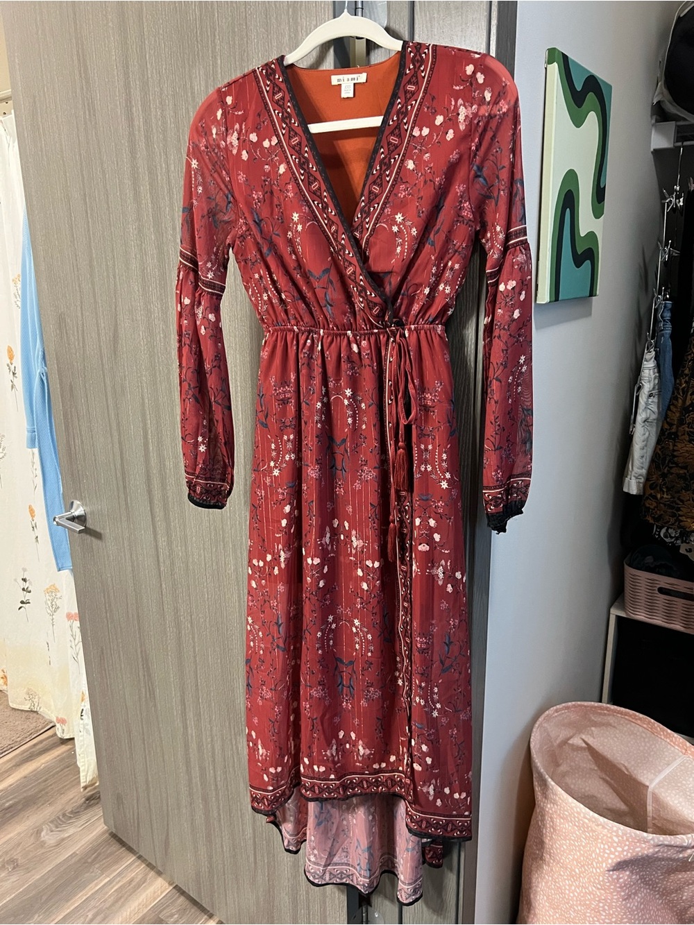Mi Ami Boho Floral Maxi Dress